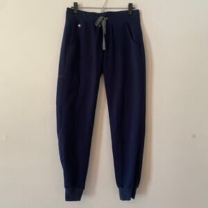 FIGS Navy Blue Zamora Jogger Scrub Pants Uniform Nurse Doctor Women's size Small